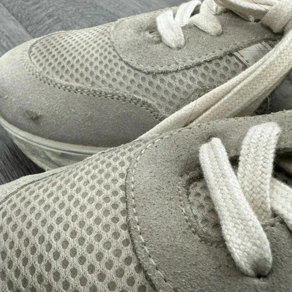 Free People Let's Wander Distressed Washed Sneakers - Picture 6 of 14